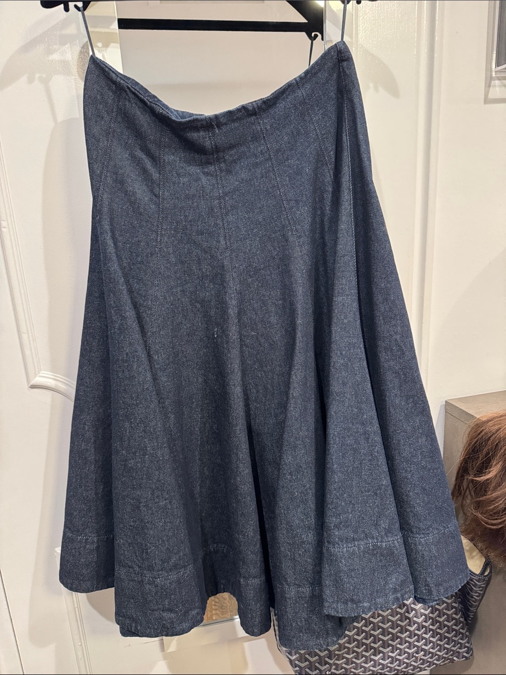 COS denim skirt